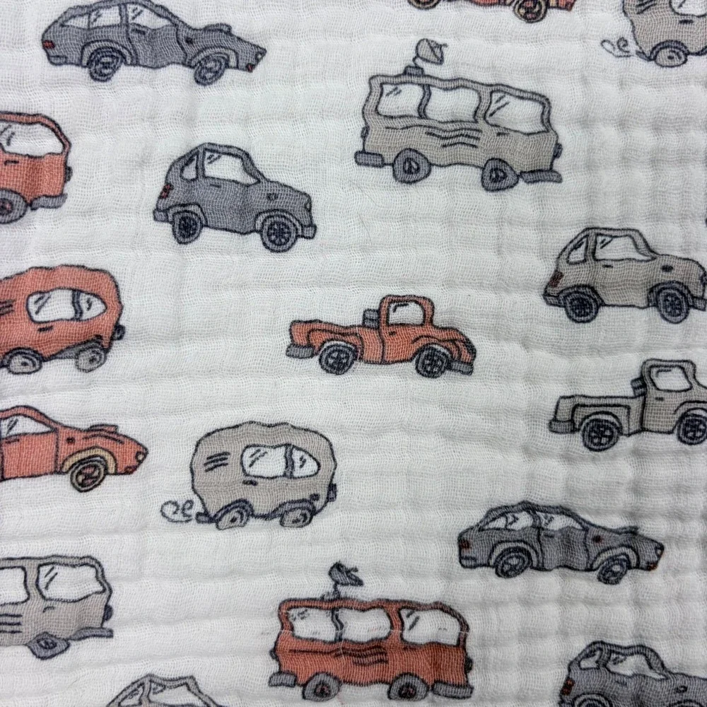 Tado Muslin Organic Cotton Sleeping Sack XL Car Print Wearable Blanket 39